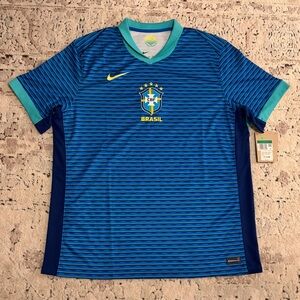Nike Authentic Brazil Brasil National Team 2024 Jersey FJ4283-458 Men’s Sz: XL